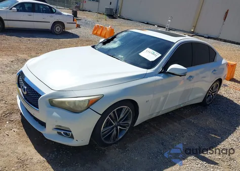 2014 Infiniti Q50 Premium из США, поврежденный, VIN JN1BV7AP9EM693510